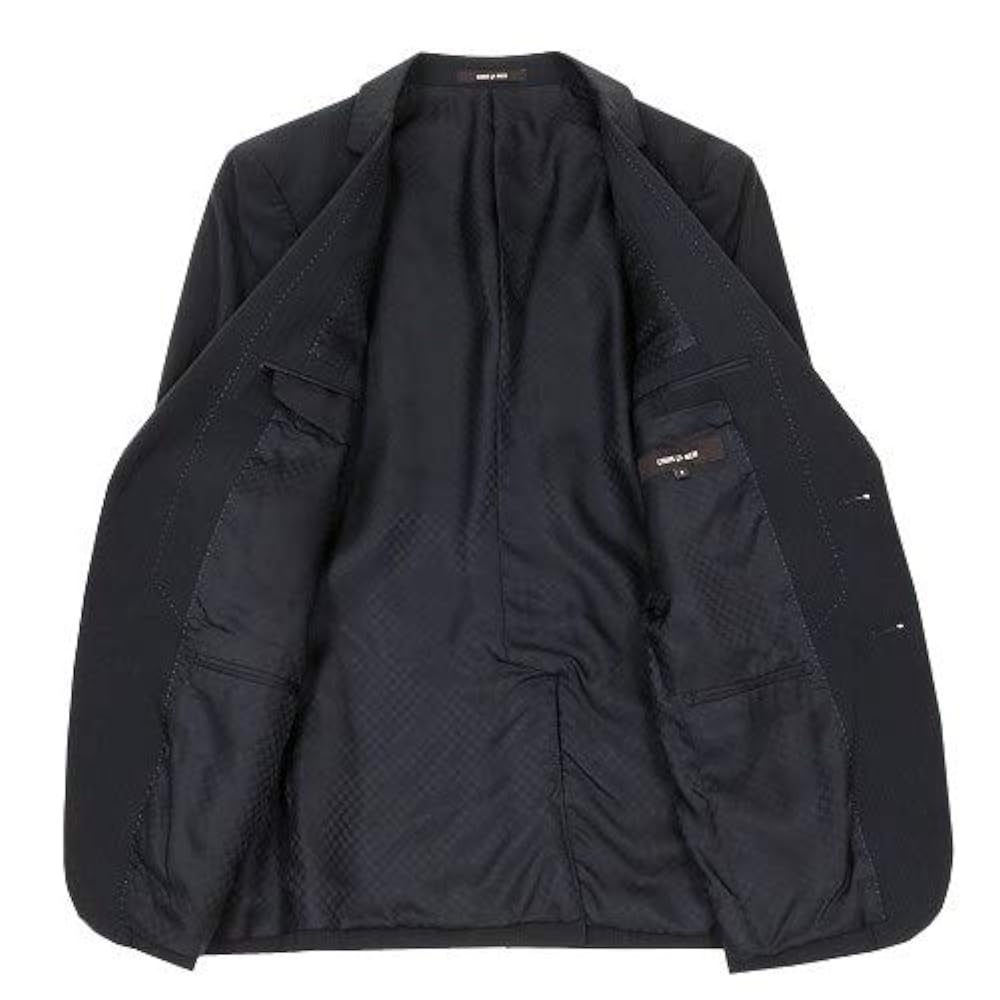 新品未使用⭐︎五大陸⭐︎ シャドーストライプ2Bテーラードジャケット ブラウン Amazon.co.jp: 【COMME CA MEN】コムサメン ポリスト カラー